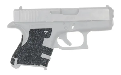 TALON EVO GRP FOR GLOCK SUBCMPCT black textured grip overlay shown on a handgun side view