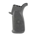 Bravo Company BCM Grip Mod 4 black, angled side view with textured panels and beavertail