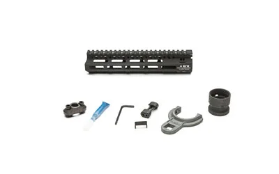Bravo Company BCM Gunfighter MCMR Rail, black slotted handguard with loose mounting hardware