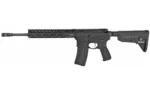 Bravo Company BCM RECCE-14 LW, black rifle in right-side view with rail and adjustable stock
