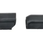 Bravo Company BCM stock riser kit for Mod 3, two black risers shown from opposite side views