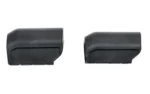 Bravo Company BCM stock riser kit for Mod 3, two black risers shown from opposite side views