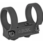 Bravo Company BCM GUNFTR RING LIGHT MNT 1" MOD0 ML, black front angled view with twin rings