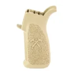 Bravo Company BCM Grip Mod 4 Jack Carr, FDE side view with textured grip panels
