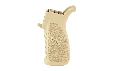 Bravo Company BCM Grip Mod 4 Jack Carr, FDE side view with textured grip panels