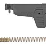 Bravo Company BCM GUNFTR STOCK KIT MOD1 SOPMOD BLK, black stock with tan buffer and spring