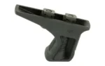 Bravo Company BCM GUNFTR KAG BLK MLOK, black angled grip in side view with two top fasteners