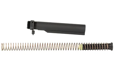 Bravo Company BCM MK2 RECOIL MITIGATION MOD1 T0, black buffer and coiled spring in side view