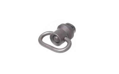 primary-16239 TROY QD SWVL W/TRX COOLING HOLE LOPR, gray angled view with oval sling loop