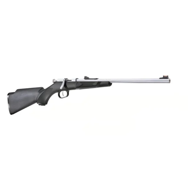HENRY H5 MINI BOLT G2 rifle, right-side view with black stock and silver barrel