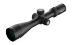 ATHLON HELOS BTR G2 APLR6 black scope, angled side view with turrets and large objective bell