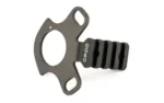 GG&G MOSS 590 SLING/FLSHLGHT MNT gray metal mount, angled view with loop and slotted rail