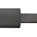 GG&G REM 1100/1187 ENH CHRG HANDLE black, side view with large knurled cylindrical grip