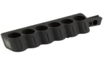 GG&G BERETTA 1301 TACT QD SDE SDDLE black, angled top view with six shell loops