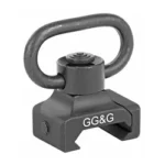 GG&G QD SLING THING FOR DOVETAIL HD black, front angled view with rectangular sling loop