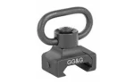 GG&G QD SLING THING FOR DOVETAIL HD black, front angled view with rectangular sling loop