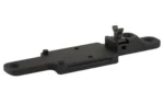 GG&G BRTTA 1301 RMR MNT 1/2 GHST RNG black mount, angled top view with raised ring