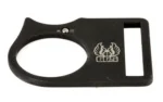 GG&G FRNT SLNG MNT FOR 1187/870 BLK black, front view with oval opening and sling slot