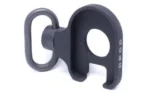 GG&G REM 870 QD REAR SLG MNT QD SWVL black, angled front view with attached sling swivel