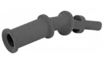 GG&G, Inc. GG&G SCAR ANGLED CHARGING HANDLE, black angled view with cylindrical grip