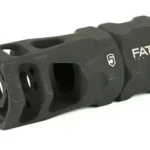 PHASE5 FATMAN HEX BRAKE 7.62 BLK black angled view with hexagonal body and multiple side ports