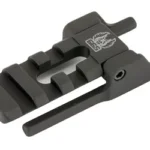 GG&G HK USP Slim Line M3/M6 Mount black rail mount in angled top view with screws