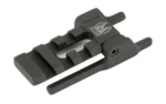GG&G HK USP Slim Line M3/M6 Mount black rail mount in angled top view with screws