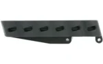 GG&G Rem 870 6-RD Side Saddle black shell holder plate with six loops, top view