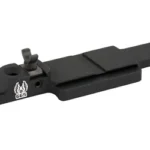 GG&G Beretta 1301 HE509T Mount, black angled top view with half ghost ring