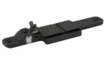 GG&G Beretta 1301 HE509T Mount, black angled top view with half ghost ring
