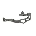 PHASE5 EXTENDED BOLT RELEASE V3 dark gray angled view with skeletonized lever
