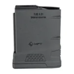 Mission First Tactical MAG MFT EXTREME DUTY .308 black magazine, upright side view