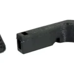 GHOST LO-PRO MAG RLS FOR GLK G1-3, black textured magazine release shown from two angles