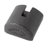 GHOST GRIP PLUG KIT FOR GLK G43X/48, black grip plug in angled view with molded branding