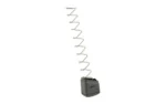 GHOST MOAB G2 +6 FITS GLOCK 17 black magazine extension with long metal spring, angled view