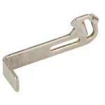 GHOST UNIT PERF 3.0 CNCT FOR GLOCK silver metal connector, angled side view