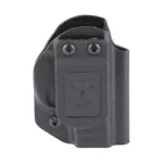 Mission First Tactical MFT AIWB Holster Ruger LCP, black front view with belt clip and screws