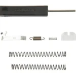 GHOST ROCKET 3.5 TCT INS KIT FOR GLK, black tool, silver parts and coiled springs laid out