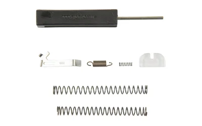 primary-16549 GHOST ROCKET 3.5 TCT INS KIT FOR GLK, black tool, silver parts and coiled springs laid out