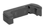 Ghost Extended Mag Release for Glock Gen4, black textured release in angled view