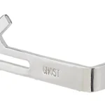 GHOST ROCKET TCT 3.5 CNCT FOR GLK silver connector, angled side view with stamped logo