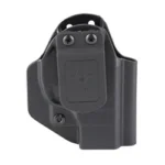 Mission First Tactical MFT AIWB Holster Ruger EC9S/EC9/LC9S/LC9, black front view with belt clip