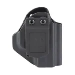 Mission First Tactical MFT AIWB Holster Ruger LCP II/LCP Max, black front view with belt clip