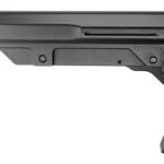 Mission First Tactical MFT BTTLENK MNMLST STK ALM BLK, black stock in right-side view