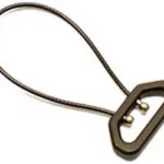 BL FORCE UNIVERSAL WIRE LOOP black triangular base with silver wire loop, angled view