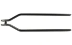 NCSTAR AR15 HANDGUARD REMOVAL TOOL black twin-rod tool with curved handles, top view