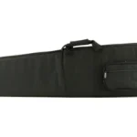 NCSTAR SCOPED RFL CASE black right-side view with carry handle and zippered pocket