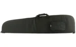 NCSTAR SCOPED RFL CASE black right-side view with carry handle and zippered pocket