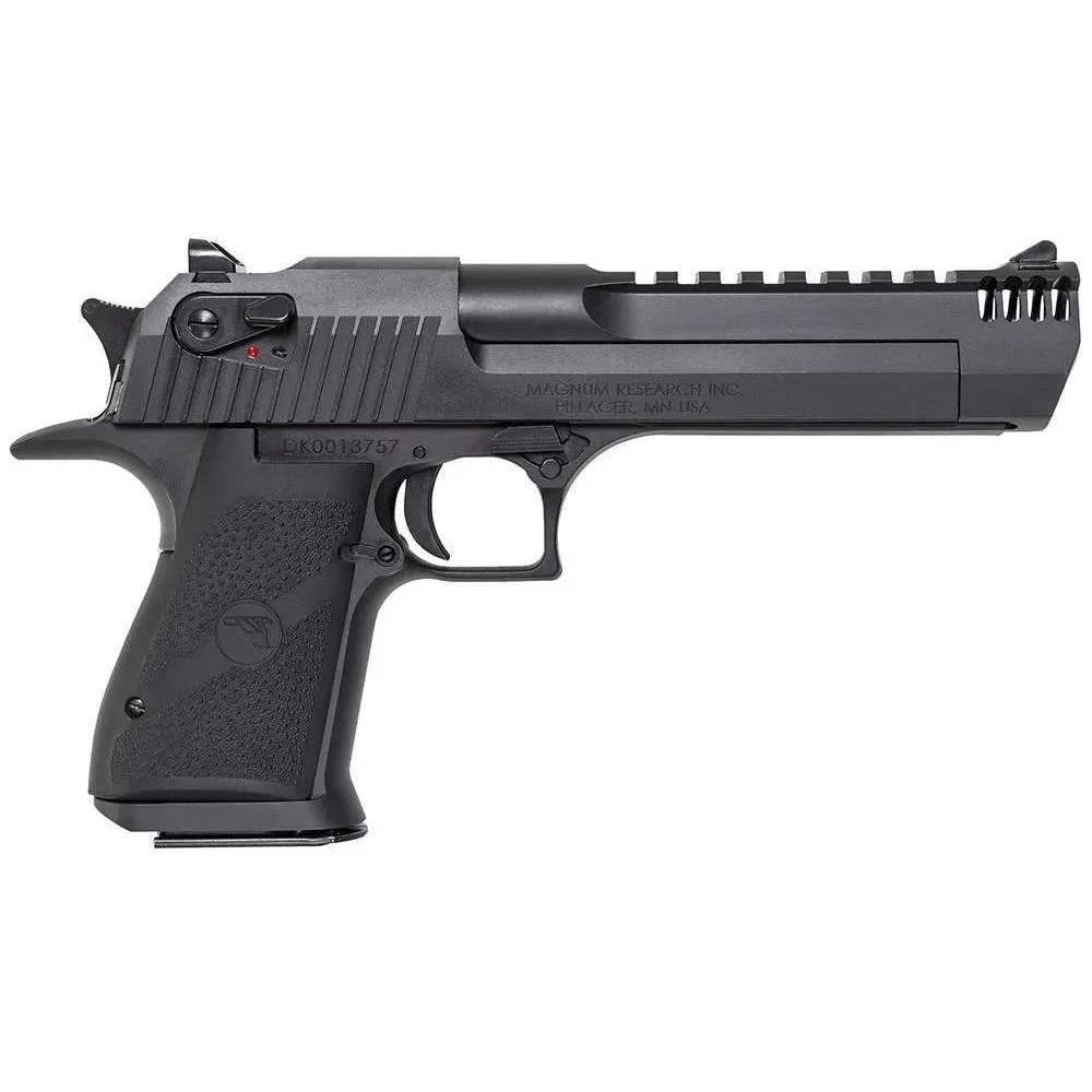 primary-1668 Magnum Research Desert Eagle Mark XIX Handgun .357 Magnum 9rd 6" Barrel Black with Integral Muzzle Break