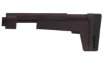 B5 Systems B5 AK Stock 4.5MM plum side view with black butt pad
